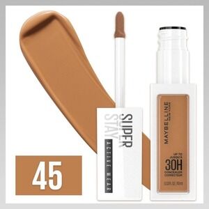 Maybelline Super Stay Active Wear Concealer 45 New In Box‎ Full Coverage